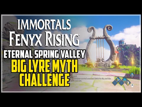 Valley of Eternal Spring Myth Challenge Big Lyre Immortals Fenyx Rising