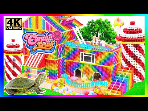 105 Days Building Candy Crush Factory For My Hamster and Turtle