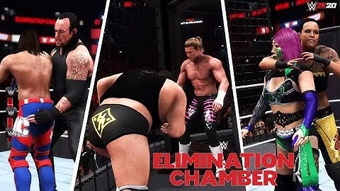 WWE 2K20 SIMULATION: Elimination Chamber 2020 Full Show HIGHLIGHTS