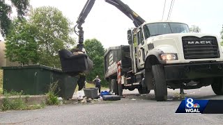 Crews clean up illegal dumping sites in Harrisburg