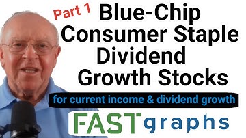 Blue-Chip Consumer Staple Dividend Growth Stocks for Current Income and Dividend Growth (Part 1)