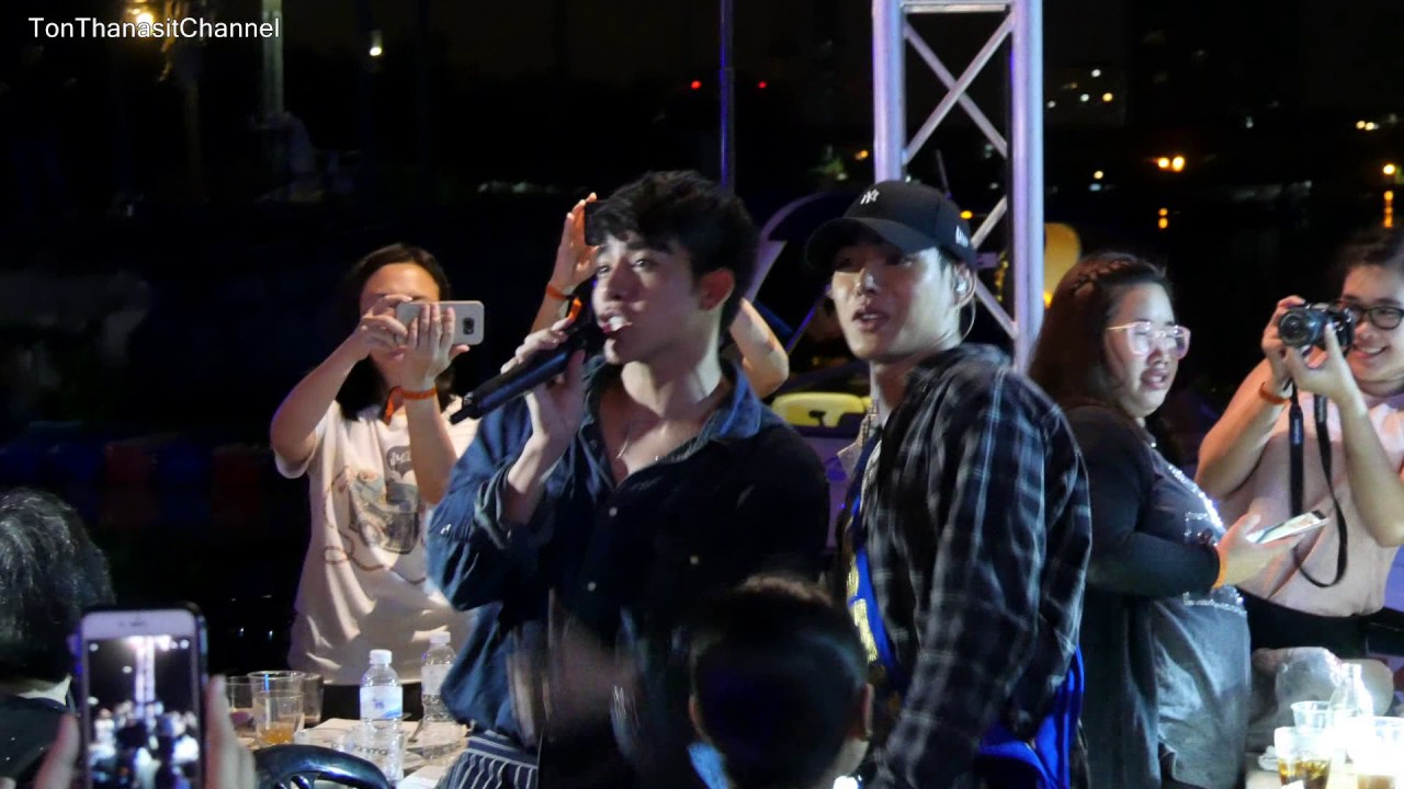 เป๊ก ผลิตโชค feat. ต้น ธนษิต Ton Thanasit - Versace on The Floor (แถมรู้ยัง) @ Riverine - 170610