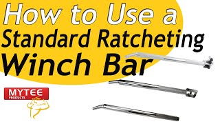 How to Use a Ratchet Winch Bar for Flatbed Truck
