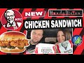 New KFC Spicy Chicken Sandwich Review &amp; WandaVision Mukbang