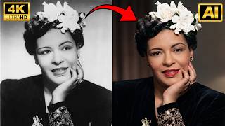 20 Famous American Women Restored From Old Photographs AI Reconstruction | Ida B Wells, Rosa Parks..