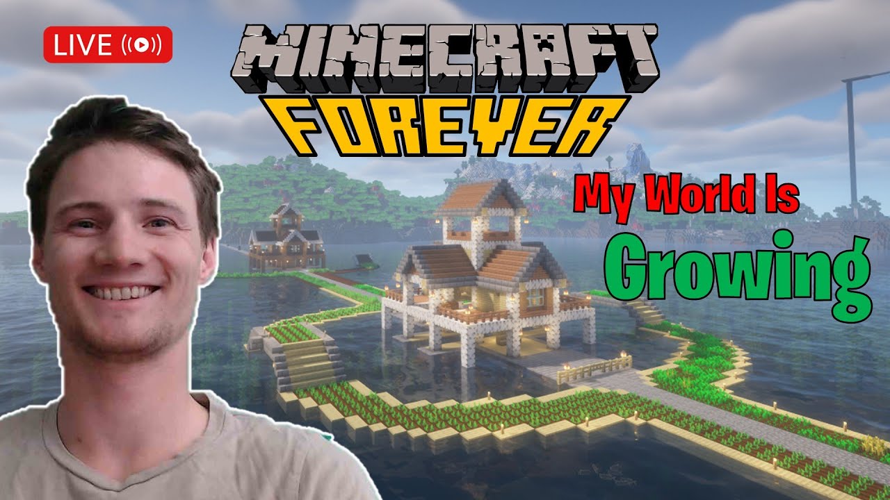 My World Is Growing! | Minecraft Forever World - YouTube