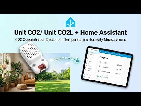 【Home Assistant】Unit CO2/CO2L Home Assistant Integration