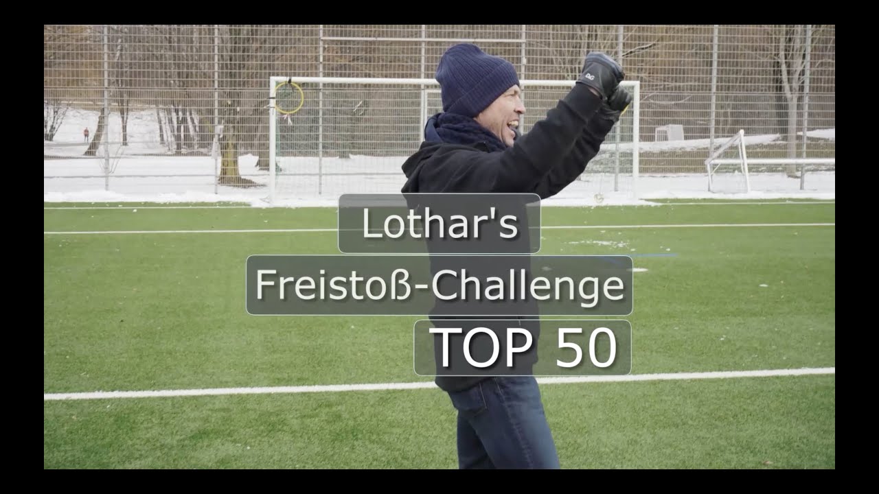 Lothar Matthäus I Freistoß-Challenge I TOP 50