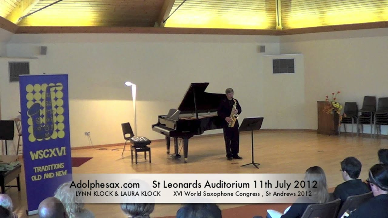 WSCXVI LYNN KLOCK & LAURA KLOCK   Prelude for Saxophone Alone by Emmanuel Rubin