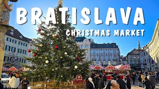 Bratislava Christmas Market  | Street Food in Bratislava, Slovakia