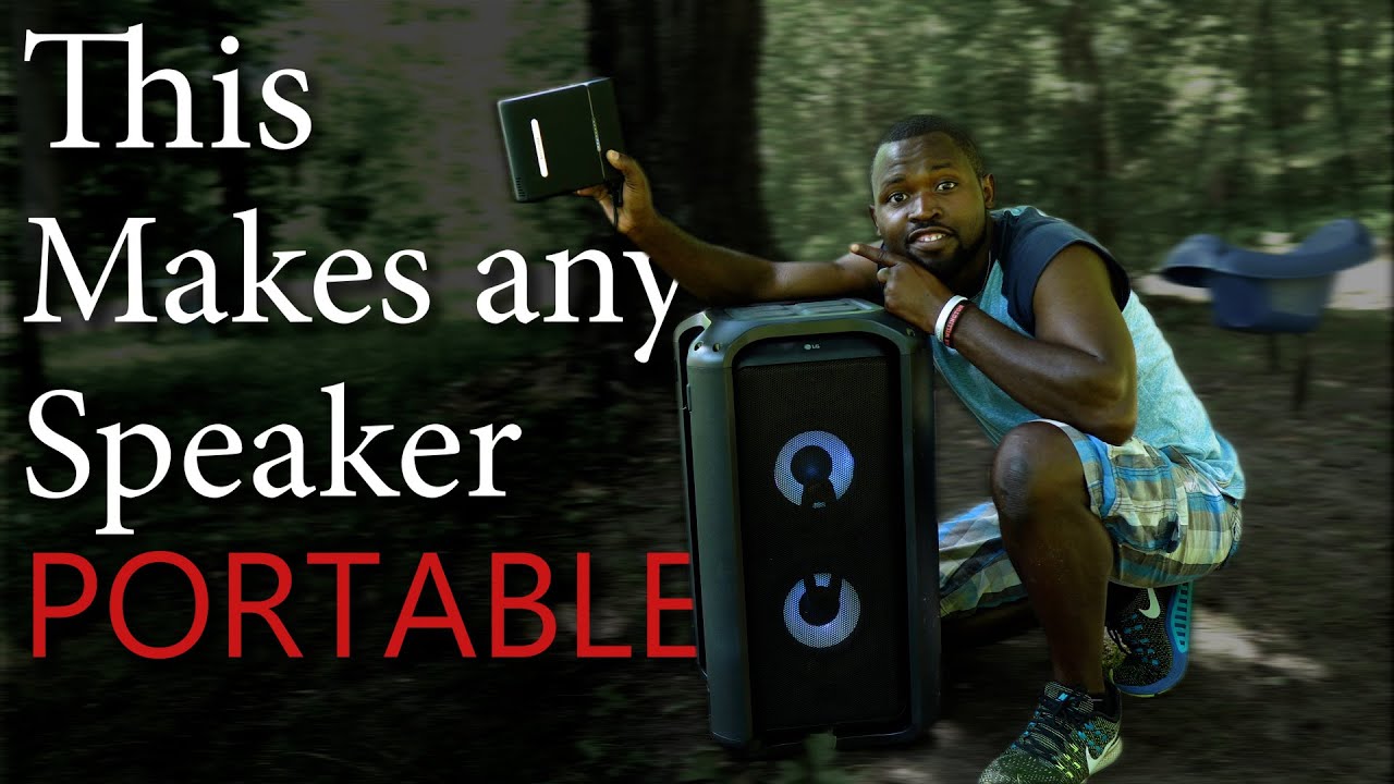 Make Any Speaker Portable! The RP-PB055 and RP-PB054 Are Great Power Banks From Ravpower with AC OUT