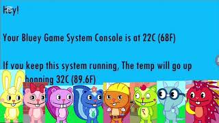 Bluey Game Console Kill Screen But Happy Tree Friends Want To See That