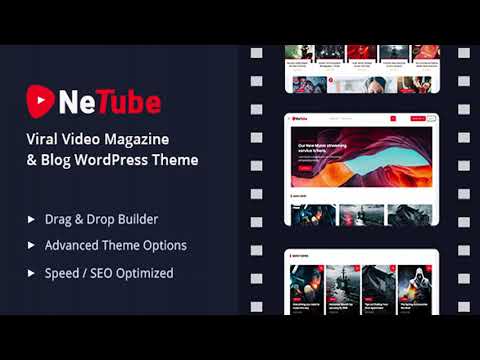 Netube - Viral Video Blog / Magazine WordPress Theme | Themeforest Website Templates and Themes