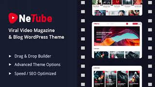 Netube - Viral Video Blog / Magazine WordPress Theme | Themeforest Website Templates and Themes