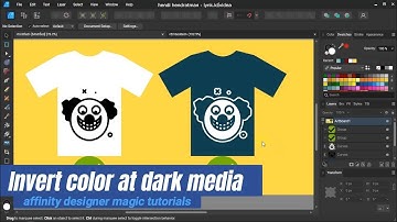 Invert Color at Dark Media - Affinity Designer Magic Tutorials - Hendi Hendratman