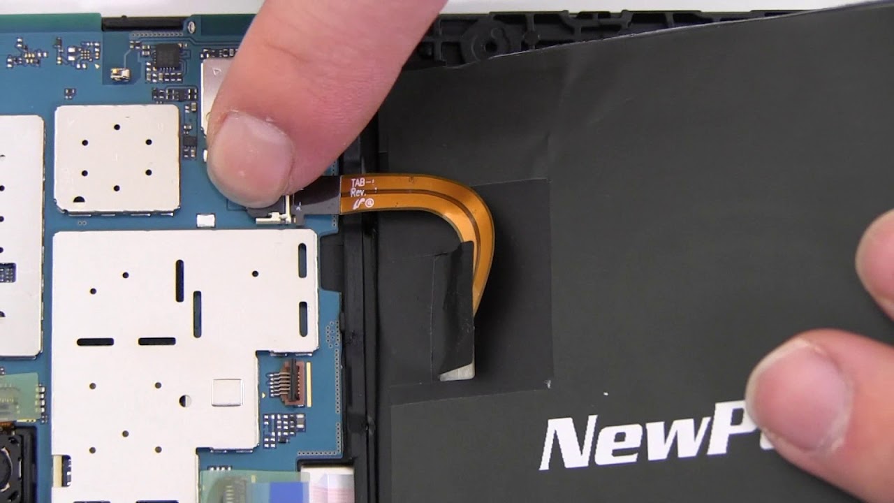 How to Replace Your Samsung GALAXY Tab E 8.0 SM-T377 Battery - YouTube