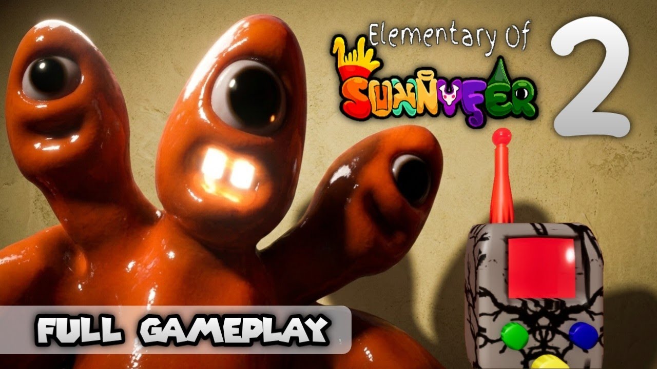 ELEMENTARY OF SUNNYFER 2 - FULL GAMEPLAY + JUMPSCARES (New Banban Fangame)