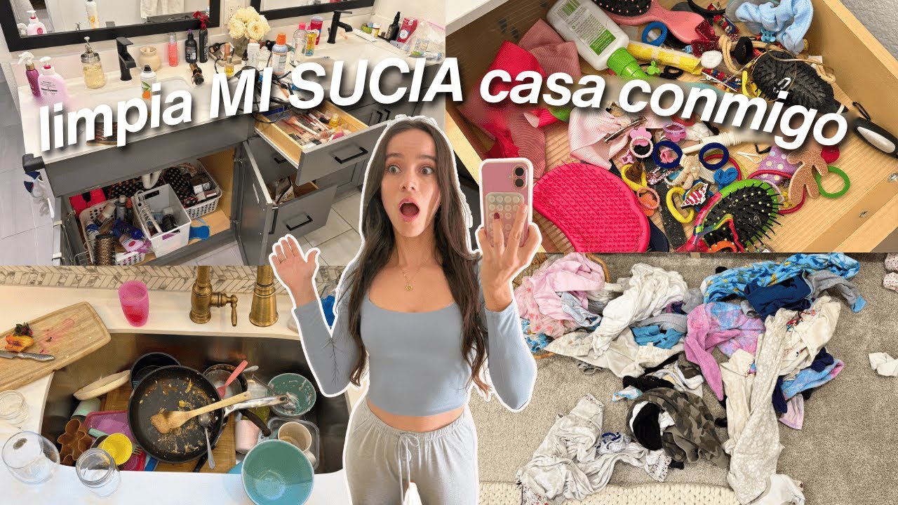 Limpié Por Horas: LIMPIEZA PROFUNDA de mi SUCIA CASA 