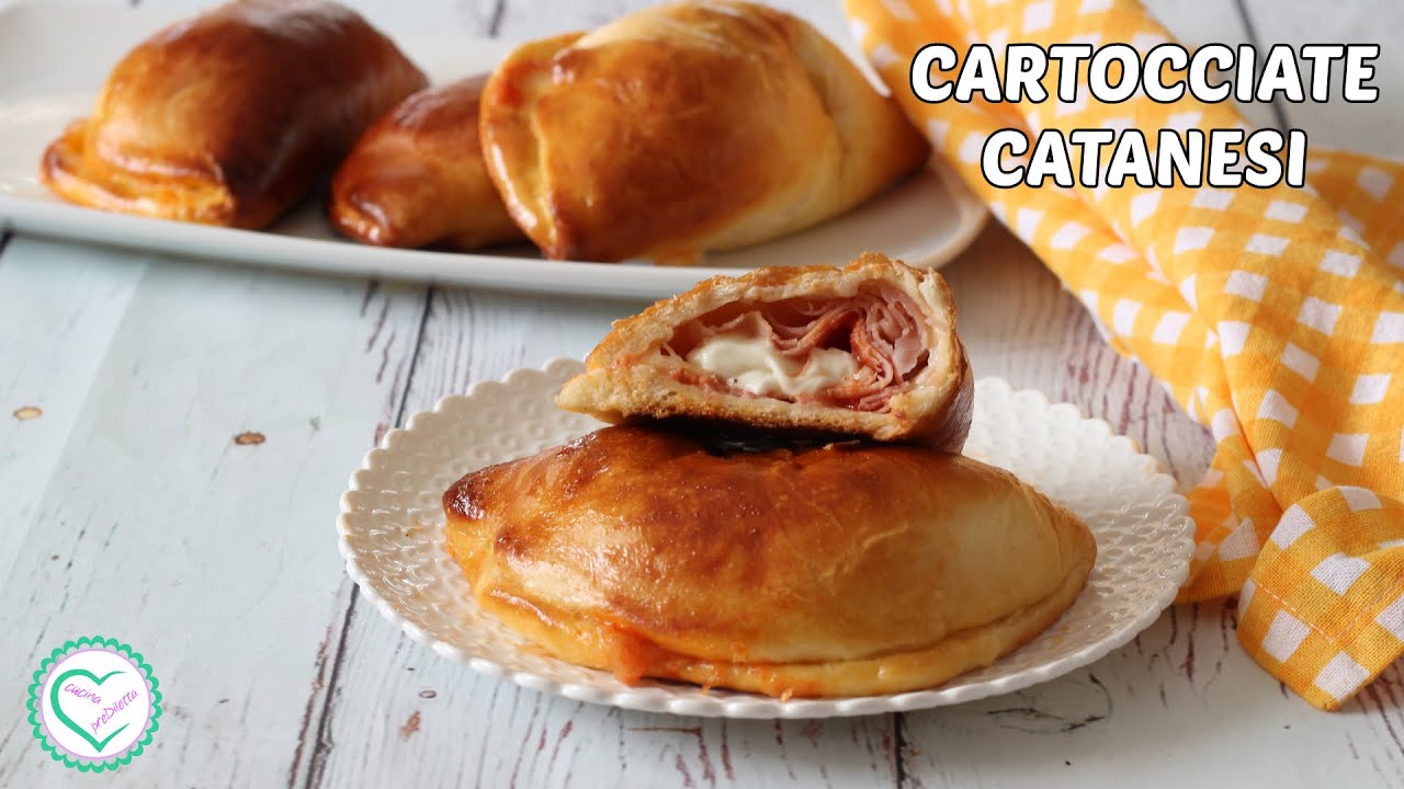 CARTOCCIATE CATANESI con prosciutto