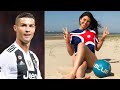 Celine dept ftcristiano ronaldo  belgium female footballer  corner kick  tennis