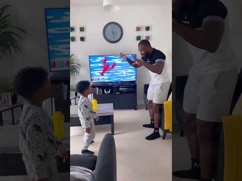 Father and son dancing duo steal the show #dance #family #shorts