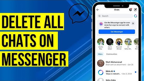 How to Delete All Chats on Facebook Messenger in One Click (2025) | Delete All Chats on Messenger