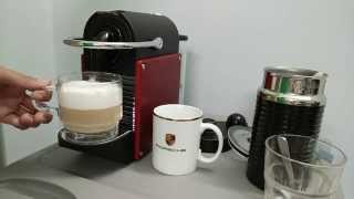 Hot Coffee Latte by Nespresso Pixie 