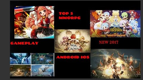 TOP 5 NEW OPEN WORLD MMORPG ANDROID IOS /GAMEPLAY 2017