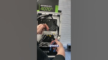 INSTALLING A 4070 TI! 🥵 #installation #4070ti #gamingpc #pcgaming #egirl #gamerguy