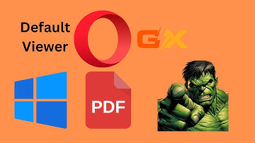 How to Make Opera GX Your Default PDF Viewer on Windows 10 | GearUpWindows Tutorial