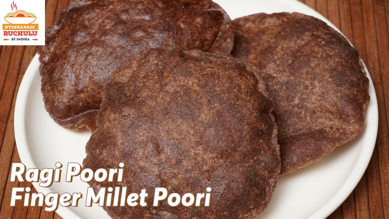 Ragi Poori in Telugu Finger Millet Poori How to make Soft Poori Ragi Recipe for Weight