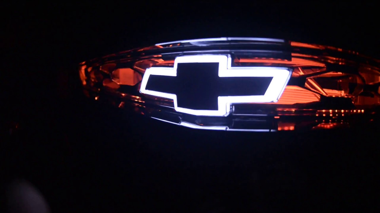 Chevy lite up bow tie & LED light kit YouTube