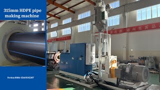 315Mmhdpe Pipe Production Line315Mm Hdpe Pipe Extrusion Line