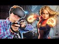 BECOME CAPTAIN MARVEL IN VIRTUAL REALITY! | Marvel United Powers VR (Oculus Rift + Touch Gameplay)