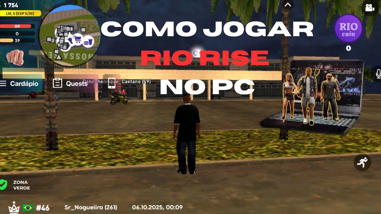 COMO BAIXAR RIO RISE NO PC ATUALIZADO - YouTube