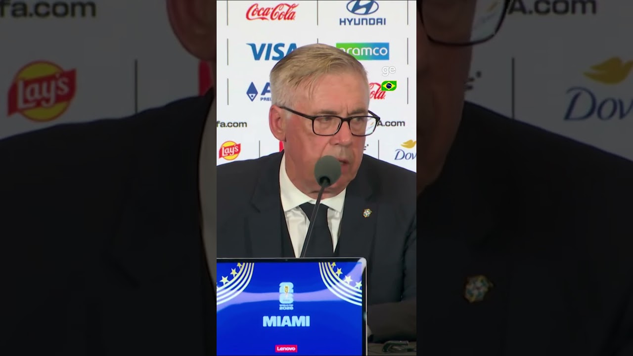 ANCELOTTI PROJETA PRÓXIMA FASE | #shorts | Copa do Mundo 2026 |  ge.globo