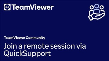 How to join a remote session via QuickSupport