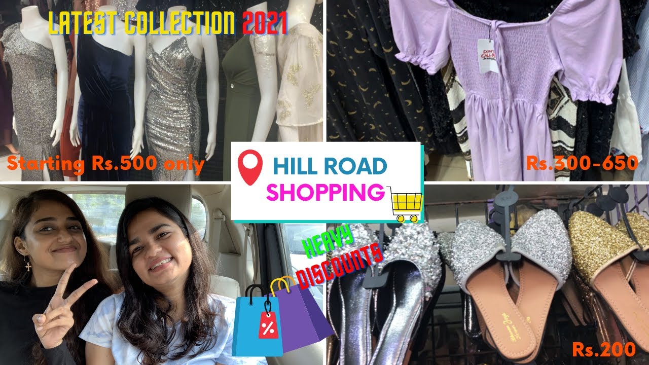 HILL ROAD BANDRA SHOPPING VLOG *HILL ROAD AFTER LOCKDOWN* NEW YEAR COLLECTION 2021 || TWOICENICE