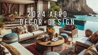 2024 African Boho Design Decor Ideas for Living Dining Room Bedroom #interiordesign #africa