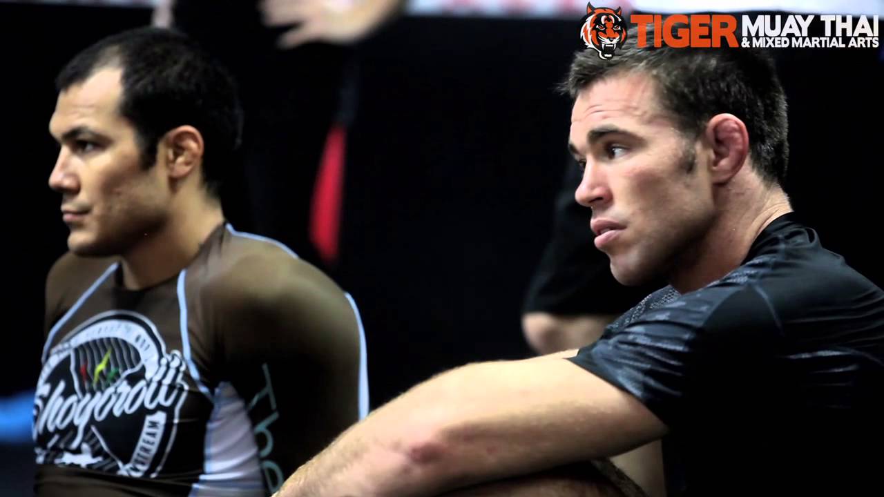 Jake Shields at Tiger Muay Thai and MMA Training Camp Announcement training camp nfl