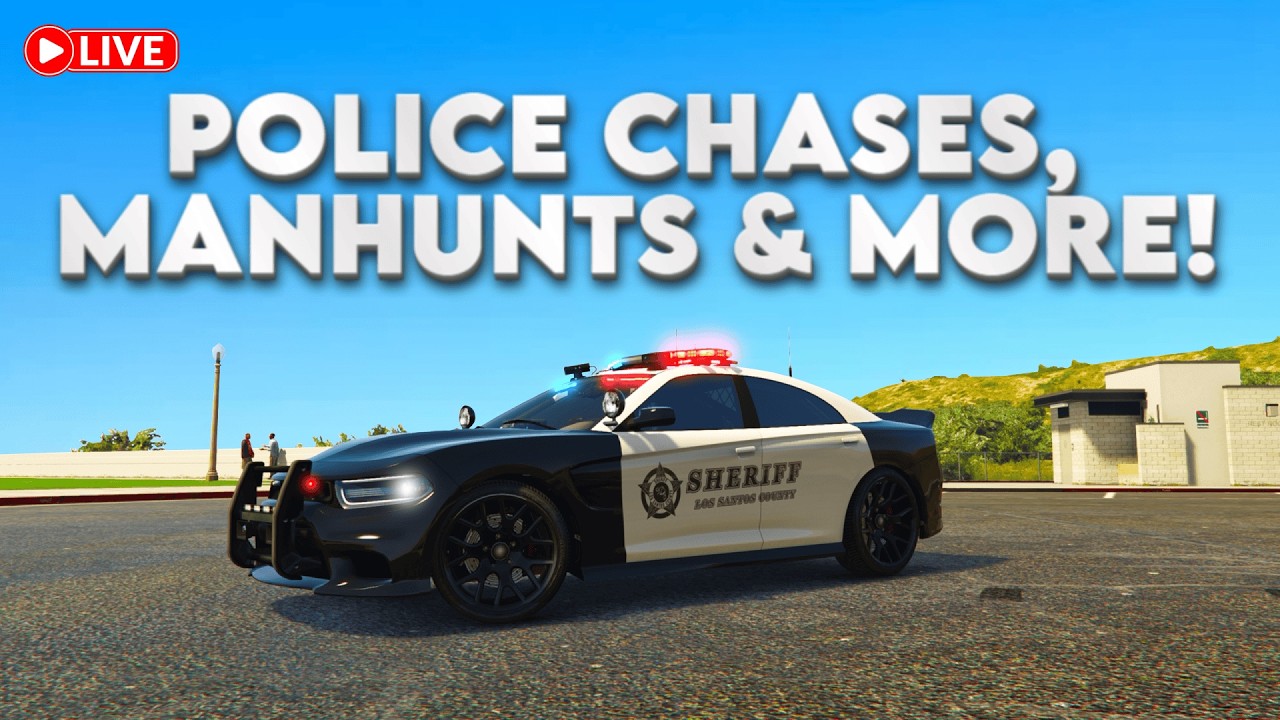 30 COPS vs Getaway Drivers, MANHUNTS + MORE in GTA 5 | FULL STREAM - 2/20/26