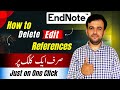 How delete endnote reference | Delete reference in word | Endnote reference | Lecture 6