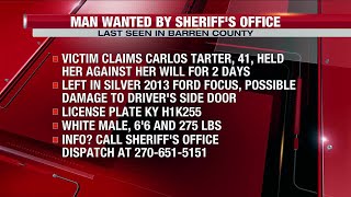 Barren County Sheriff’s Office searching for man after woman held against her will