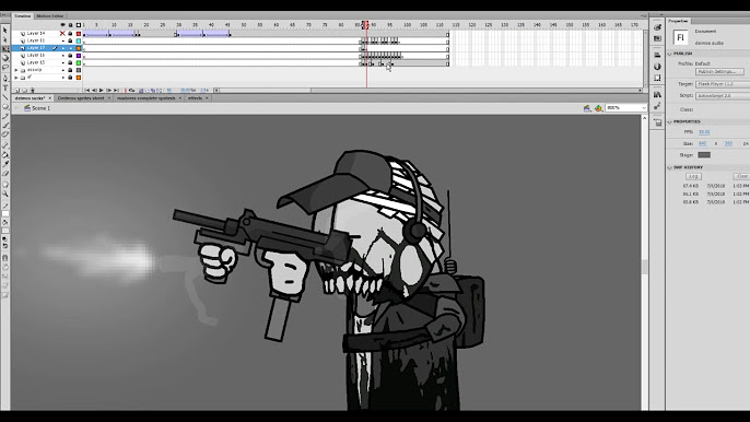 Pistol Animation Timelapse Madness Combat - Gibb50 