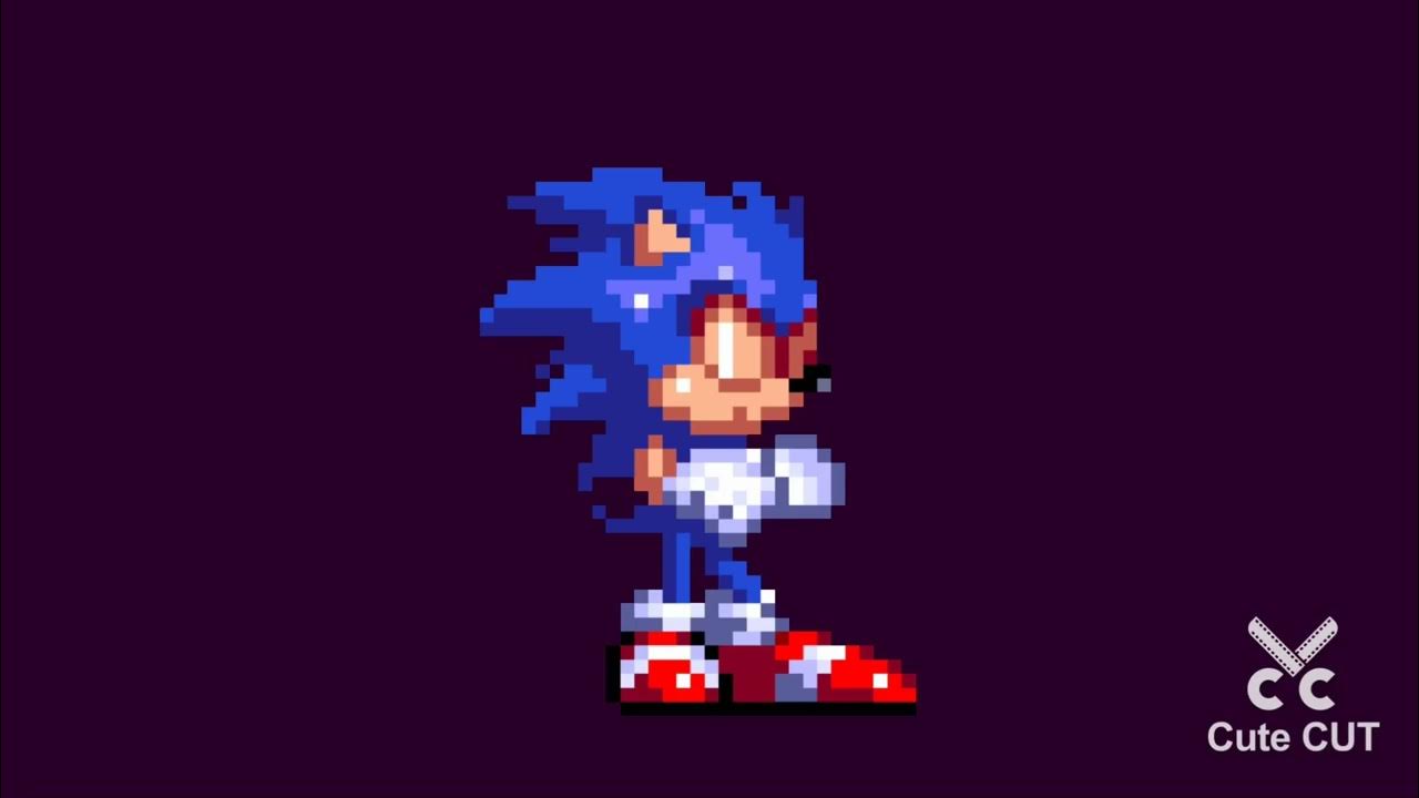 Pixilart - Majin sonic sprite test by ThatGreenMan