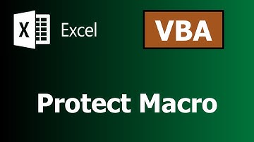 9- Protect Macro - EXCEL VBA - COMPLETE EXCEL TUTORIALS