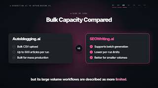 SEOWriting.ai vs Autoblogging.ai: Best Tool for Bulk Article Generation