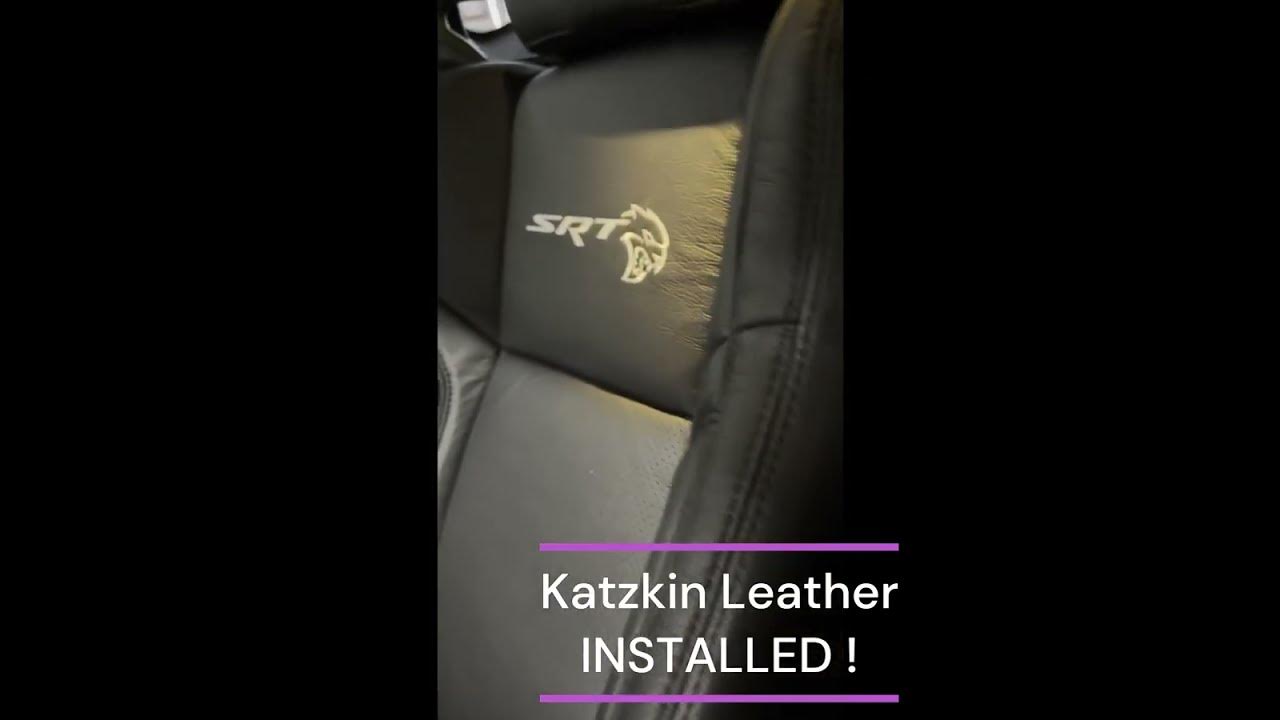 Katzkin Custom 2022 Dodge Challenger Hellcat Leather Seats hellcat