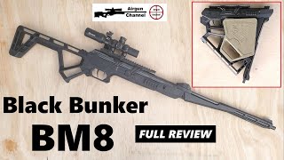 Black Bunker BM8 (Survival Air Rifle) Review / Folding Break Barrel Pellet Gun / Survival Hunting ??