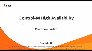 Control-M High Availability Overview